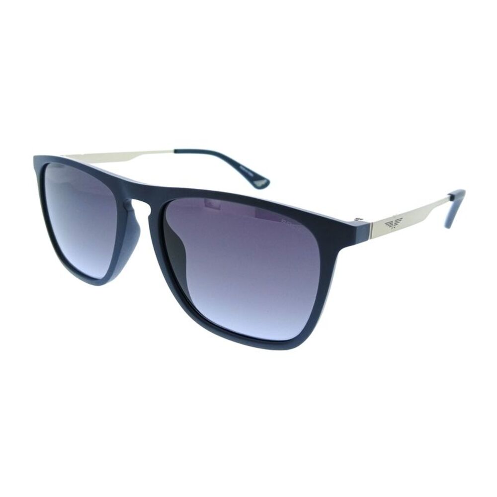 POLICE PLQ80 9AGM Blue Square Mens Sunglasses